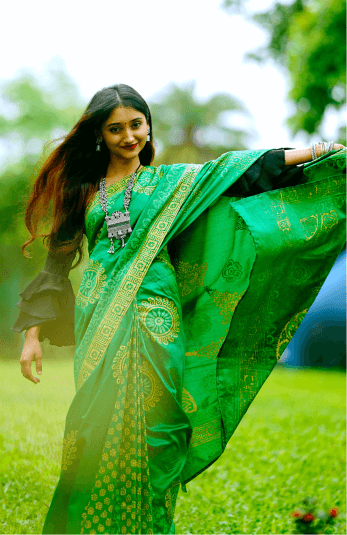green saree online shopping